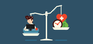 Balanced work environment showing healthy work-life integration